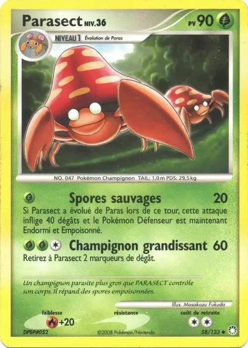 Trésors Mystérieux - Parasect