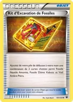 Pokémon XY Impact des destins - Kit d\'Excavation de Fossiles