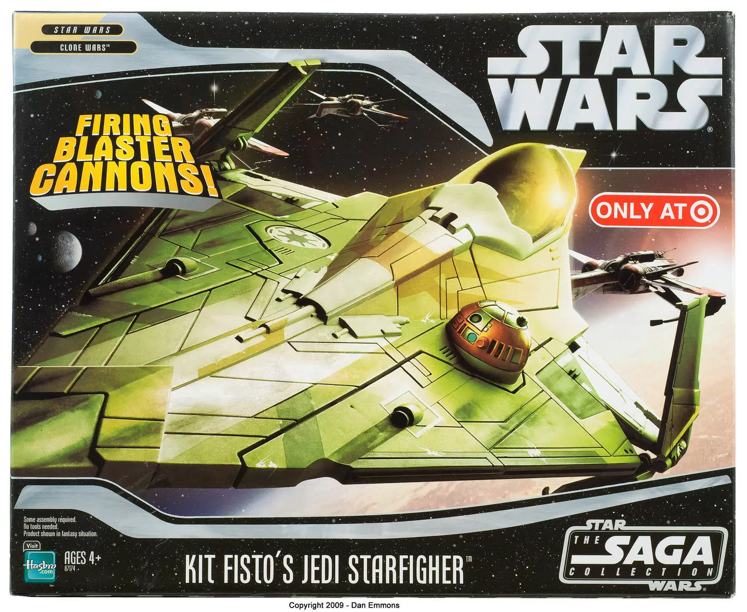 Kit Fisto Jedi Starfighter - figurine The Saga Collection