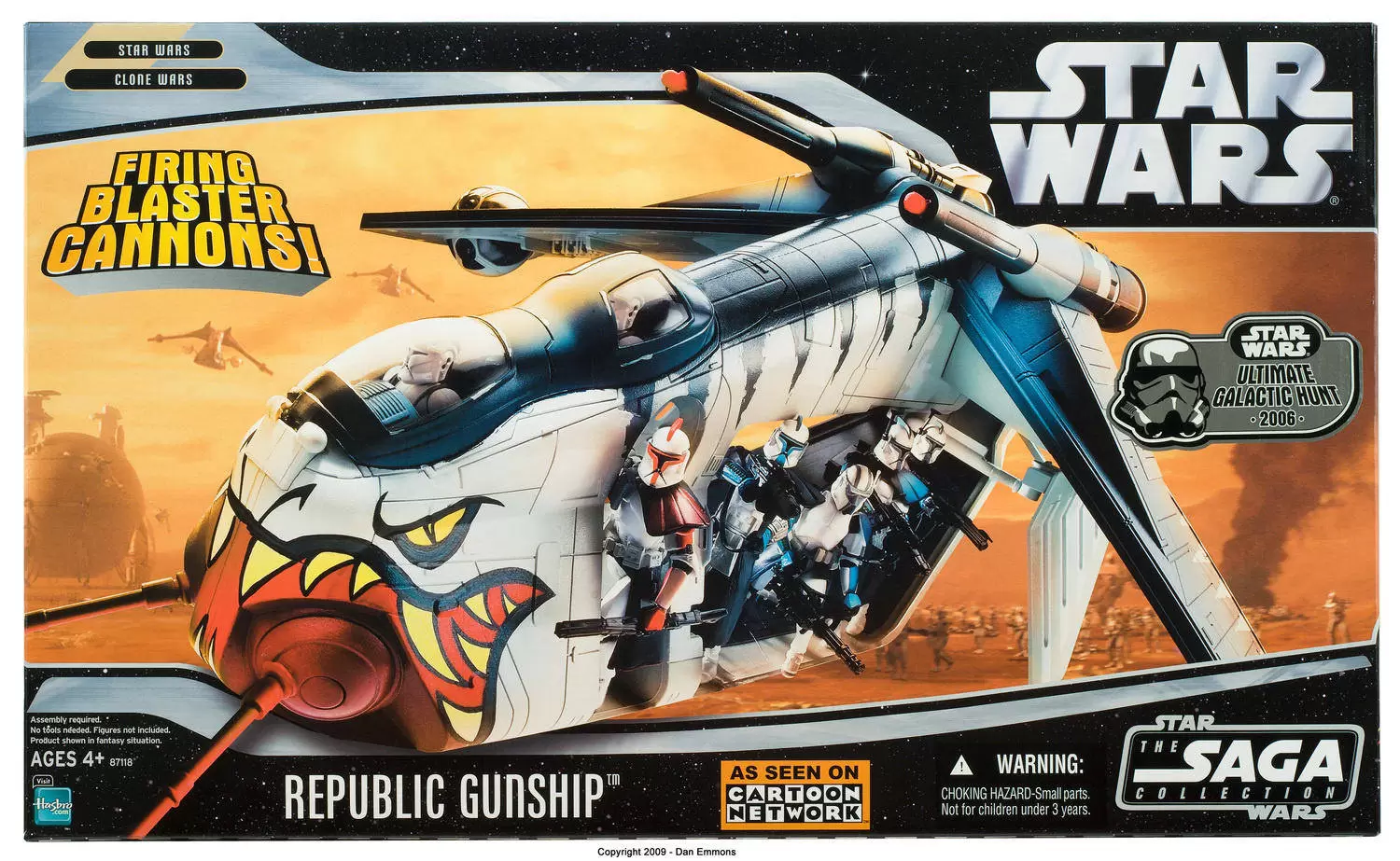 The Saga Collection - Republic Gunship - Clone Wars Deco