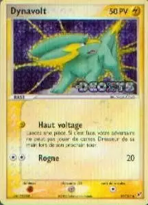 EX Deoxys - Dynavolt Holographique Logo