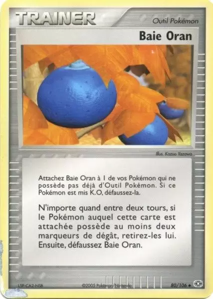 EX Emeraude - Baie Oran