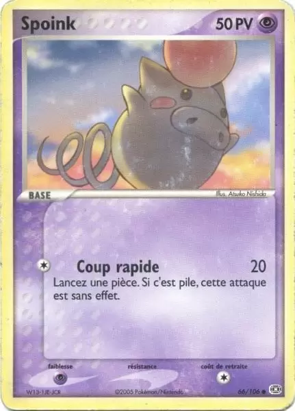EX Emeraude - Spoink