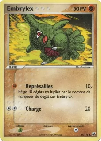 EX Forces cachées - Embrylex