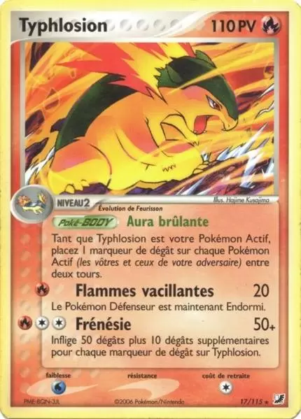 EX Forces cachées - Typhlosion