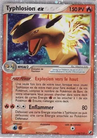 EX Forces cachées - Typhlosion EX