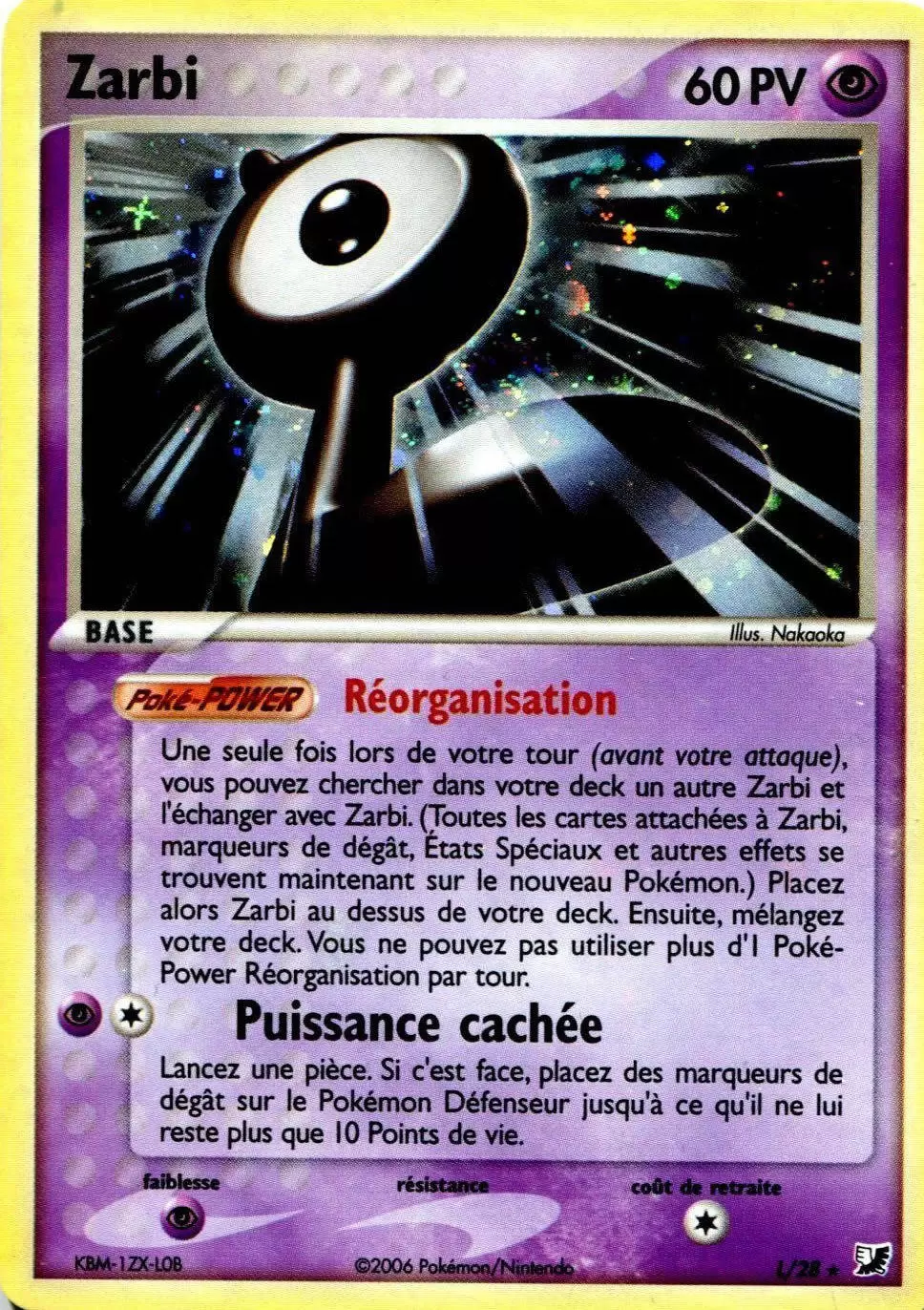 EX Forces cachées - Zarbi