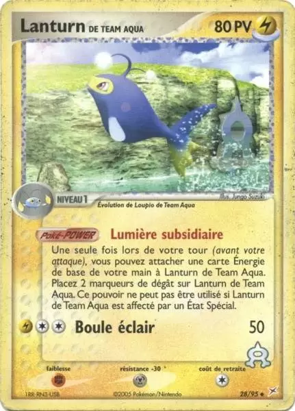 EX Team Magma VS Team Aqua - Lanturn de Team Aqua