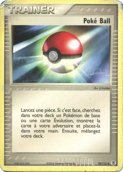 EX Rouge Feu & Vert Feuille - Poké Ball