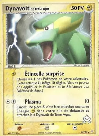 EX Team Magma VS Team Aqua - Dynavolt de Team Aqua