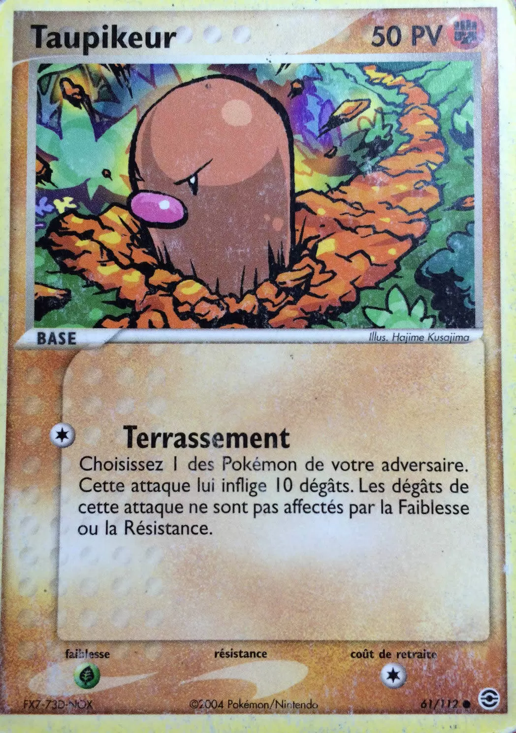 EX Rouge Feu & Vert Feuille - Taupiqueur