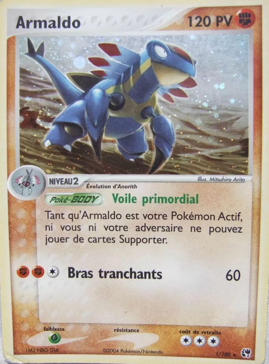 EX Tempête de Sable - Armaldo holographique