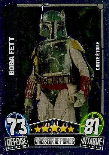 Force Attax : Saga série 2 (France 2013) - Carte Etoile : Boba Fett