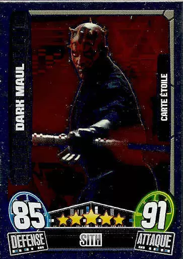 Force Attax : Saga série 2 (France 2013) - Carte Etoile : Dark Maul
