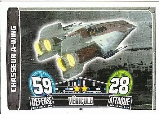 Force Attax : Saga série 2 (France 2013) - Chasseur A-Wing