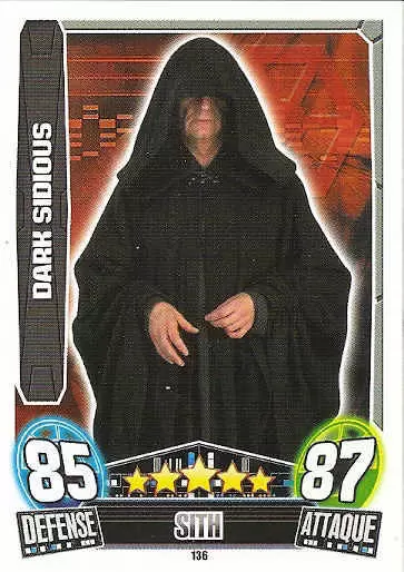 Force Attax : Saga série 2 (France 2013) - Dark Sidious