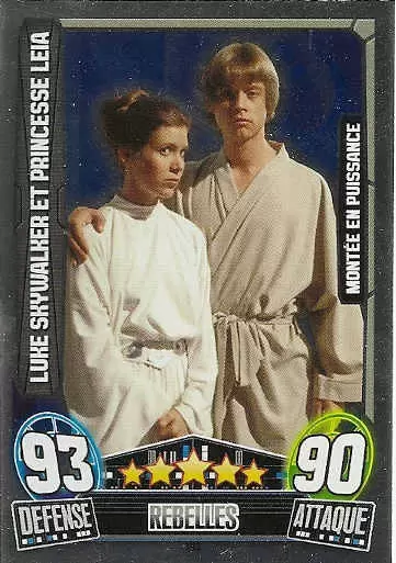 Force Attax : Saga série 2 (France 2013) - Montée en Puissance : Luke & Leia