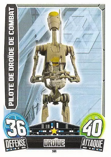 Force Attax : Saga série 2 (France 2013) - Pilote de Droïde de Combat