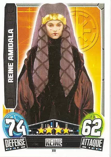 Force Attax : Saga série 2 (France 2013) - Reine Amidala