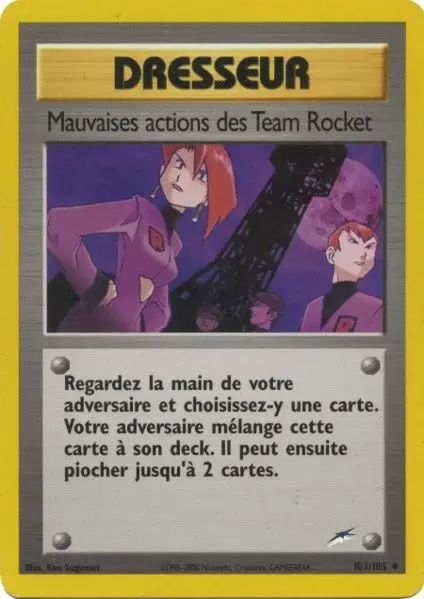 Neo Destiny - Mauvaises actions des Team Rocket