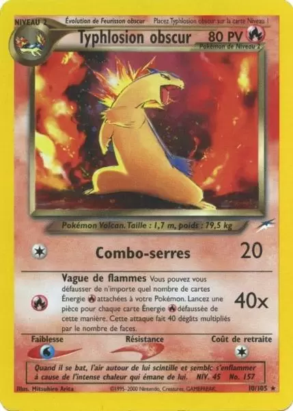 Neo Destiny - Typhlosion obscur Holographique