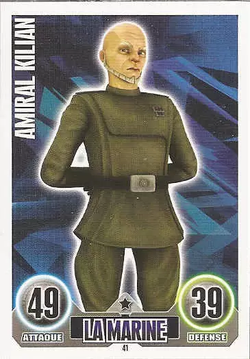 Star Wars Force Attax (France 2011) - Amiral Kilian