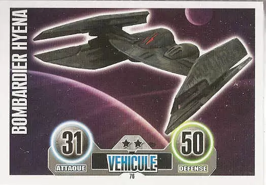 Star Wars Force Attax (France 2011) - Bombardier Hyena
