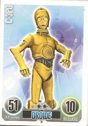 Star Wars Force Attax (France 2011) - C-3PO