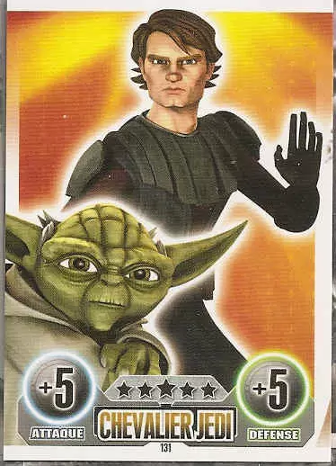 Star Wars Force Attax (France 2011) - Chevalier Jedi #2-3