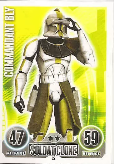 Star Wars Force Attax (France 2011) - Commandant Bly