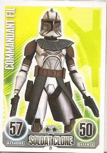 Star Wars Force Attax (France 2011) - Commandant Fil