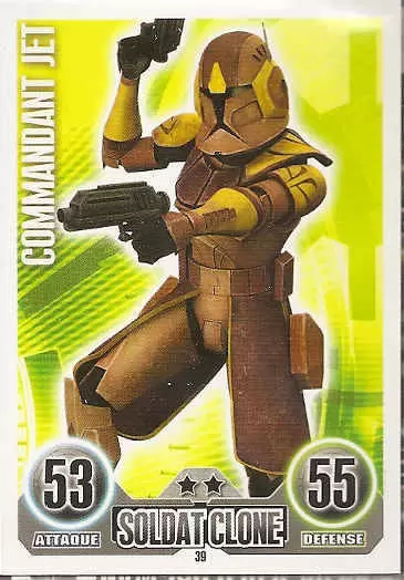 Star Wars Force Attax (France 2011) - Commandant Jet