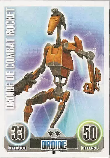 Star Wars Force Attax (France 2011) - Droide de Combat Rocket