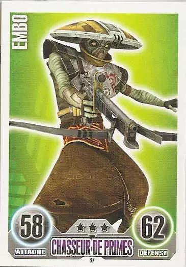 Star Wars Force Attax (France 2011) - Embo