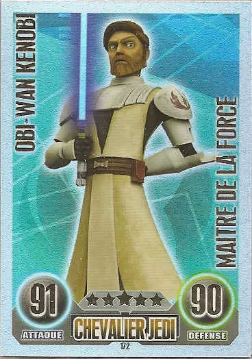 Star Wars Force Attax (France 2011) - Maître de la Force : Obi-Wan Kenobi