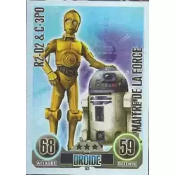 Maître de la Force : R2-D2 & C-3PO