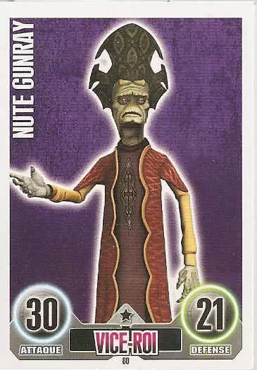 Star Wars Force Attax (France 2011) - Nute Gunray