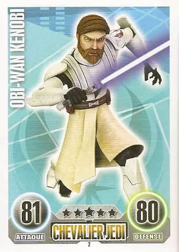 Star Wars Force Attax (France 2011) - Obi-Wan Kenobi