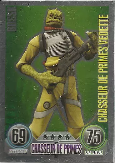 Star Wars Force Attax (France 2011) - Vedette : Bossk