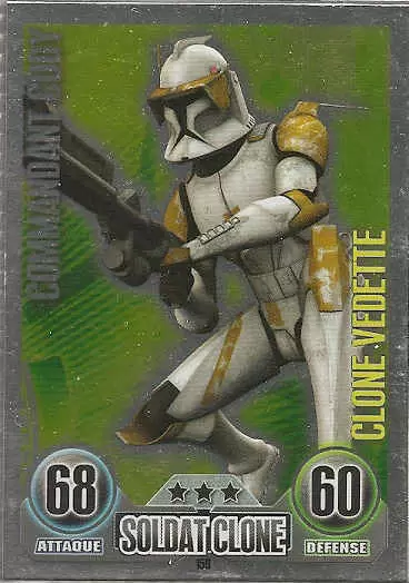 Star Wars Force Attax (France 2011) - Vedette : Commandant Cody