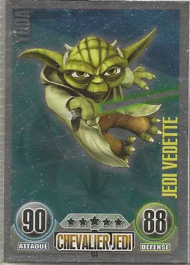Star Wars Force Attax (France 2011) - Vedette : Yoda