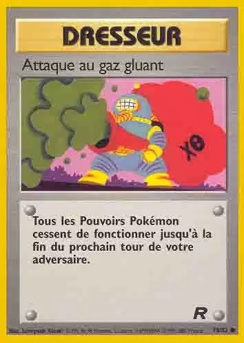 Team Rocket - Attaque au gaz gluant