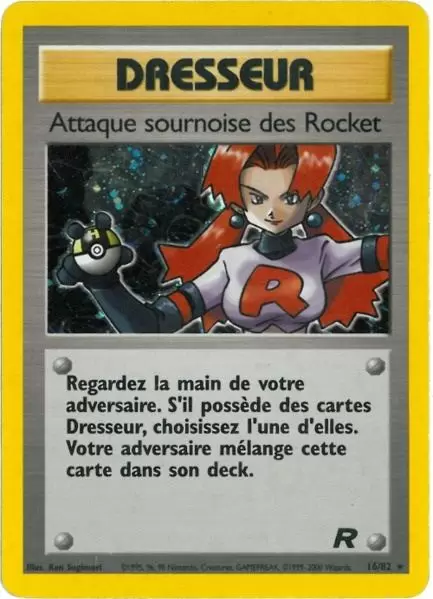 Team Rocket - Attaque sournoise des Rocket Holographique