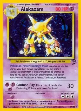 Base Set 2 - Alakazam Holographique