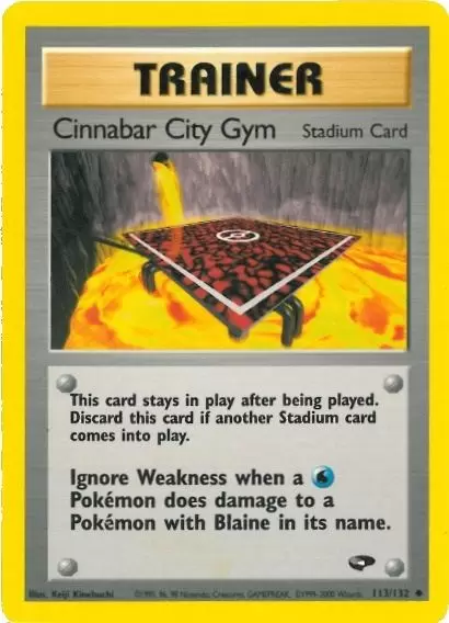 Gym Challenge - Cinnabar City Gym