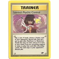 Sabrina's Psychic Control