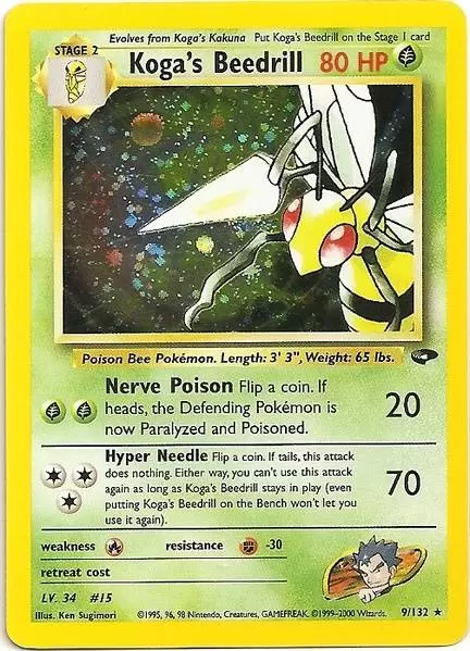 Gym Challenge - Koga\'s Beedrill Holo