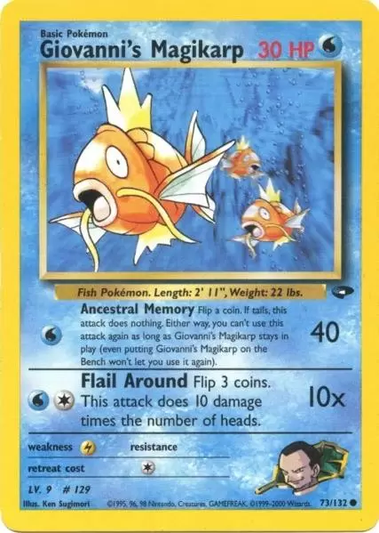 Gym Challenge - Giovanni\'s Magikarp