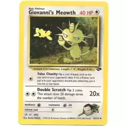 Giovanni's Meowth