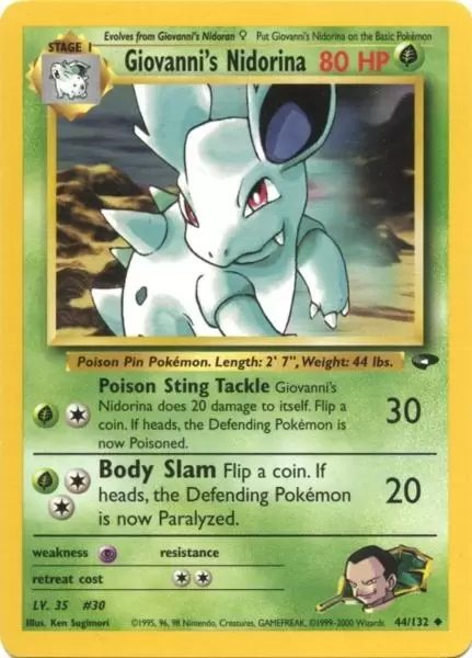 Gym Challenge - Giovanni\'s Nidorina